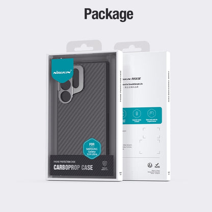 For Samsung Galaxy S24 Ultra 5G NILLKIN Aramid Fiber Fine Hole Phone Case(Black) - Galaxy S24 Ultra 5G Cases by NILLKIN | Online Shopping UK | buy2fix