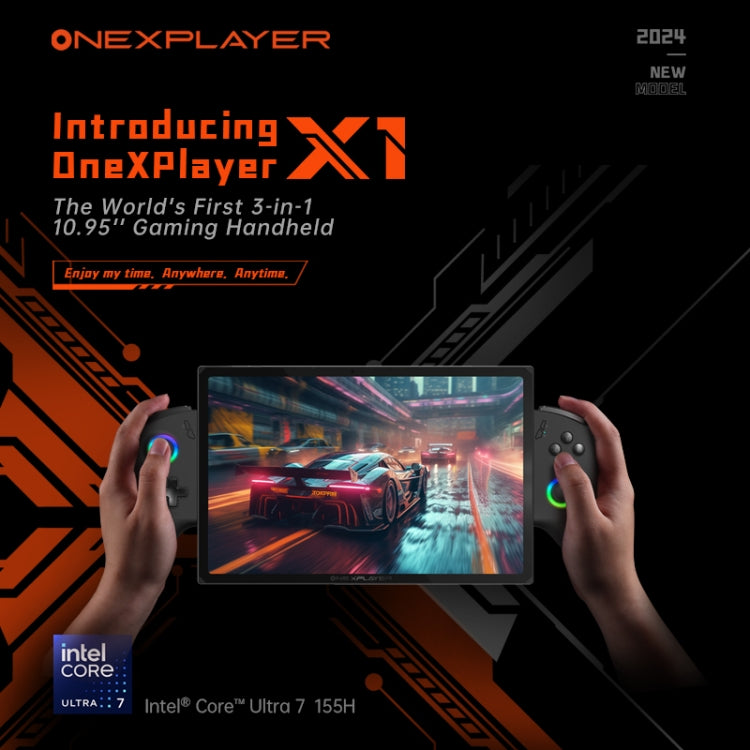 ONE-NETBOOK OneXPlayer X1 10.95 inch Handheld Game Console, 32GB+1TB, Windows 11 Intel Core Ultra 7 155H(Black) - Pocket Console by ONE-NETBOOK | Online Shopping UK | buy2fix