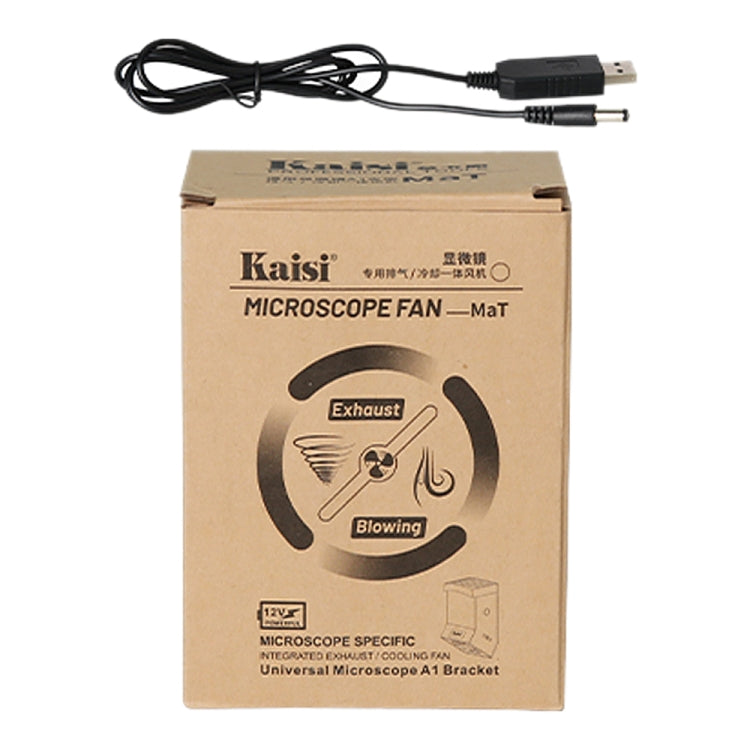 Kaisi MaT Adjustable Angles Smoke Exhaust Fan Suitable for 6565 / 7045 / 7050 Series Microscopes - Microscope Magnifier Series by Kaisi | Online Shopping UK | buy2fix