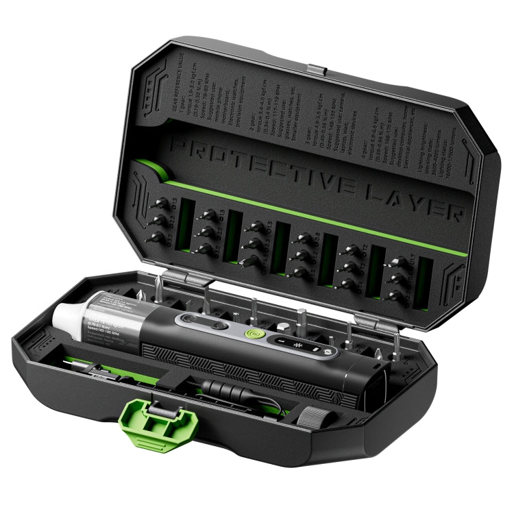 JAKEMY JM-8196 35 in 1 Dual Dynamics Precision Electric Screwdriver Set with Adaptive Torque / Triple Lighting Mode - Screwdriver Set by JAKEMY | Online Shopping UK | buy2fix
