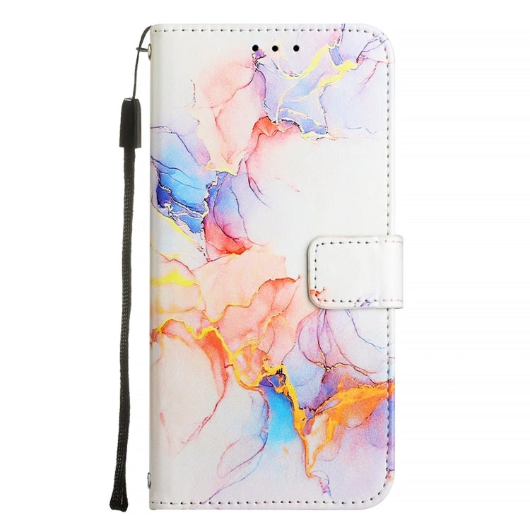 For Blackview Wave 6C PT003 Marble Pattern Flip Leather Phone Case(Galaxy Marble White) - More Brand by buy2fix | Online Shopping UK | buy2fix