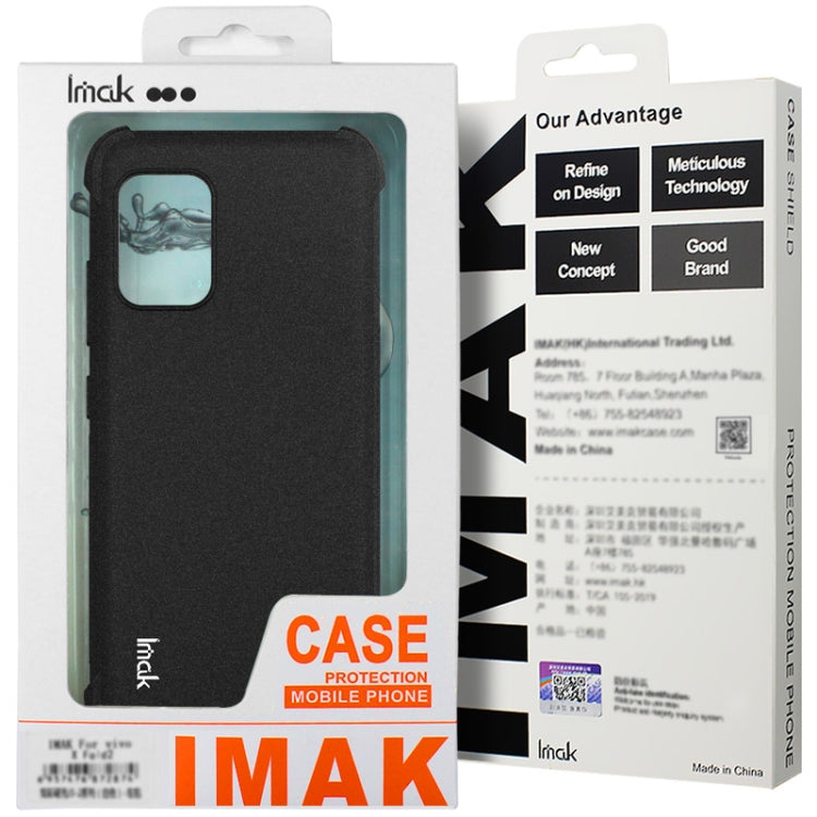 For Sony Xperia 10 VI imak Shockproof Airbag TPU Phone Case(Matte Black) - Sony Cases by imak | Online Shopping UK | buy2fix