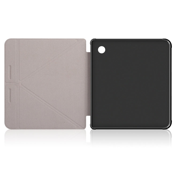 For Kobo Libra Colour 2024 Solid Color Deformation TPU Leather Smart Tablet Case(Sunset) - Others by buy2fix | Online Shopping UK | buy2fix