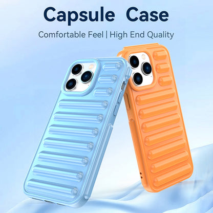 For iPhone 16 Capsule Series Candy Color TPU Phone Case(Orange) - iPhone 16 Cases by buy2fix | Online Shopping UK | buy2fix