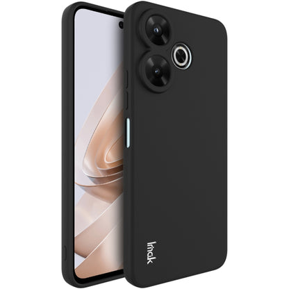 For Xiaomi Redmi 13 4G Global IMAK UC-4 Series Straight Edge TPU Soft Phone Case(Black) - Redmi 13 Cases by imak | Online Shopping UK | buy2fix
