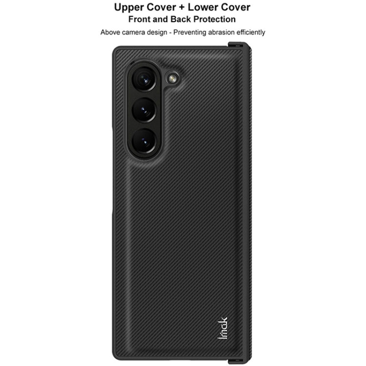 For Samsung Galaxy Z Fold6 imak Ruiyi Series Carbon Fiber PU + PC Phone Case - Galaxy Z Fold6 5G Cases by imak | Online Shopping UK | buy2fix