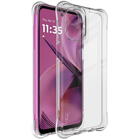 For Motorola Moto G55 imak Shockproof Airbag TPU Phone Case(Transparent) - Motorola Cases by imak | Online Shopping UK | buy2fix