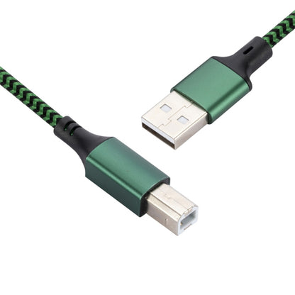 USB 2.0 to Square Port A/B Printer Adapter Cable, Length:0.5m(Green) - USB Cable by buy2fix | Online Shopping UK | buy2fix