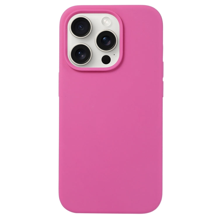 For iPhone 16 Pro Liquid Silicone Phone Case(Pitaya) - iPhone 16 Pro Cases by buy2fix | Online Shopping UK | buy2fix