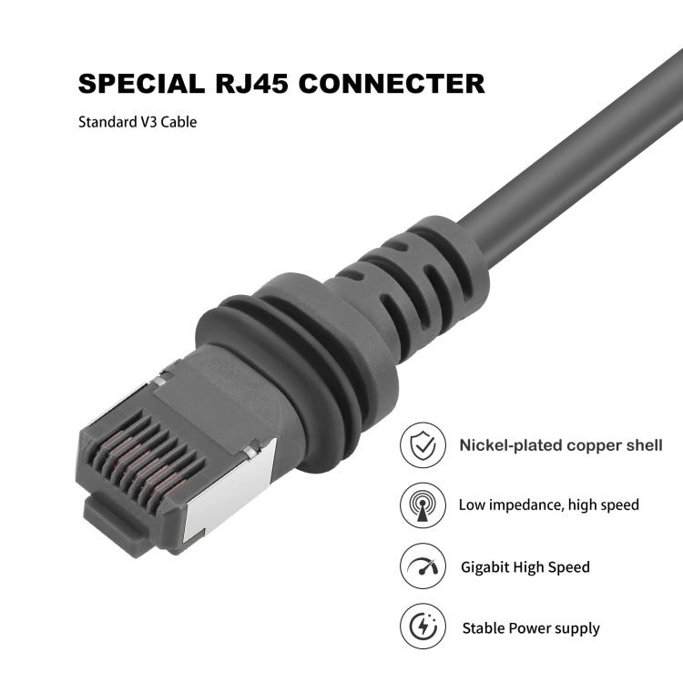 Satellite Dedicated Ethernet Cable for Starlink Actuated Gen 3, Length:46m - Lan Cable and Tools by buy2fix | Online Shopping UK | buy2fix