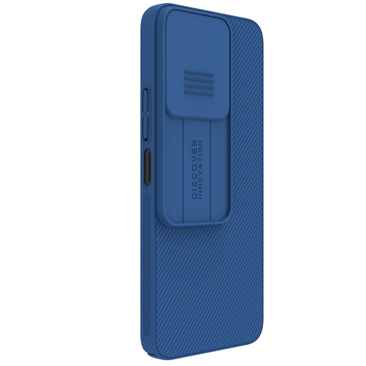 For Xiaomi Poco M6 4G NILLKIN Black Mirror Series Camshield PC Phone Case(Blue) - Xiaomi Cases by NILLKIN | Online Shopping UK | buy2fix