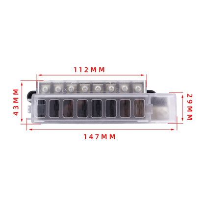 8 Way Fuse Block with 20pcs Terminals - Fuse by buy2fix | Online Shopping UK | buy2fix