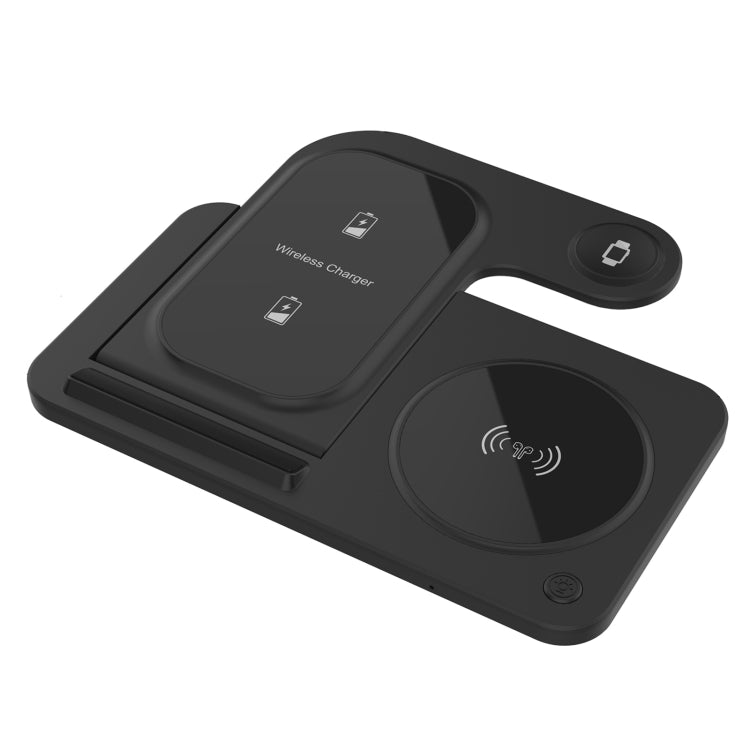 Onten CW11 3 in 1 Folding Wireless Charging(Black) - Wireless Charger by Onten | Online Shopping UK | buy2fix