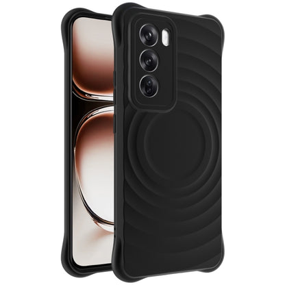 For OPPO Reno12 Global IMAK UC-6 Series Manbo Frosting Soft Phone Case(Black) - Reno12 Cases by imak | Online Shopping UK | buy2fix