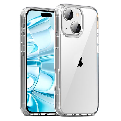 For iPhone 16 Plus TPE Airbag TPU+ PC Full Coverage Phone Case(Transparent) - iPhone 16 Plus Cases by buy2fix | Online Shopping UK | buy2fix