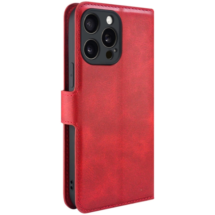 For iPhone 15 Pro Max IMAK Count Series Flip Leather Phone Case(Red) - iPhone 15 Pro Max Cases by imak | Online Shopping UK | buy2fix