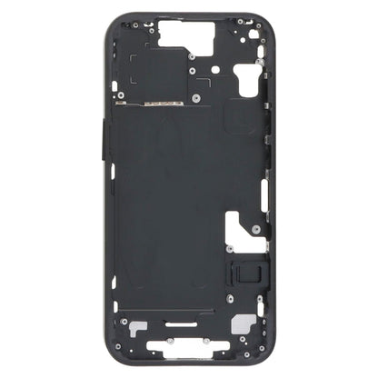 For iPhone 15 Middle Frame Bezel Plate with Side Keys + Card Tray, Version:China Version(Black) - LCD Related Parts by buy2fix | Online Shopping UK | buy2fix