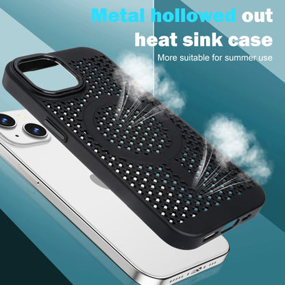 For iPhone 16 Pro Max Ice Feeling Cooling MagSafe Magnetic Phone Case(Orange) - iPhone 16 Pro Max Cases by buy2fix | Online Shopping UK | buy2fix