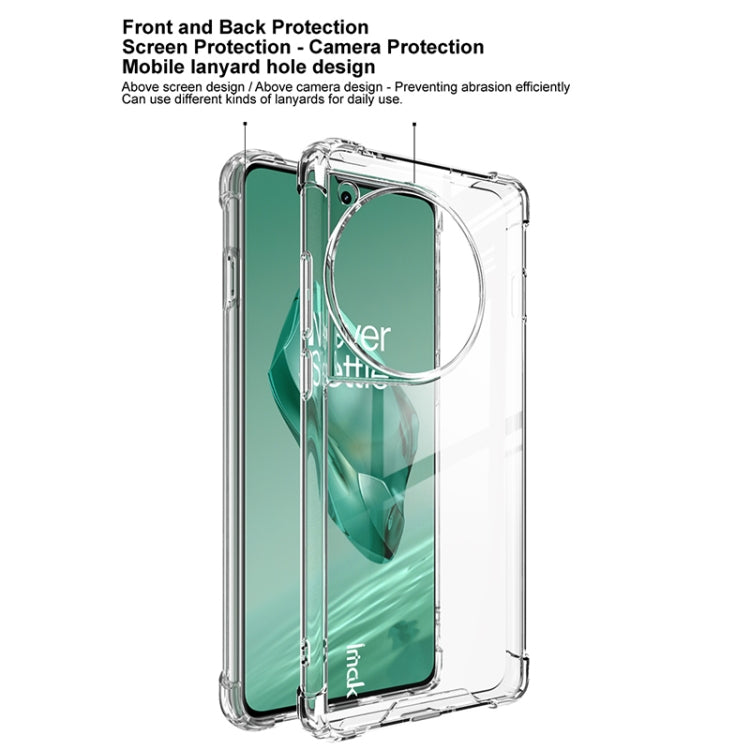 For OnePlus 12 5G IMAK Space Shield PC + TPU Airbag Shockproof Phone Case(Transparent) - OnePlus Cases by imak | Online Shopping UK | buy2fix