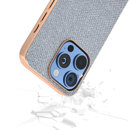 For iPhone 16 Pro Max Nano Plating Diamond Texture Phone Case(Black) - iPhone 16 Pro Max Cases by buy2fix | Online Shopping UK | buy2fix