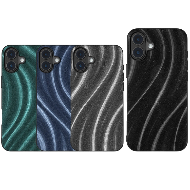 For iPhone 16 Plus Galactic Pattern Protective Phone Case(Black) - iPhone 16 Plus Cases by buy2fix | Online Shopping UK | buy2fix