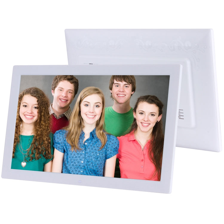 18.5 inch IPS Screen Digital Photo Frame, Plug Type:EU Plug(White) - 15 inch Above by buy2fix | Online Shopping UK | buy2fix