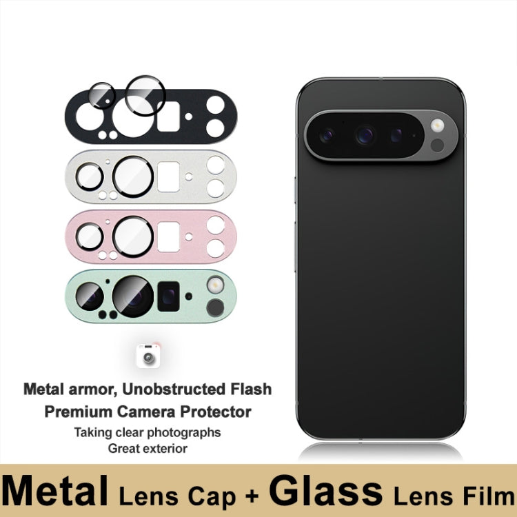 For Google Pixel 9 Pro IMAK Metal Armor Premium Camera Protector Film(Black) - Other by imak | Online Shopping UK | buy2fix