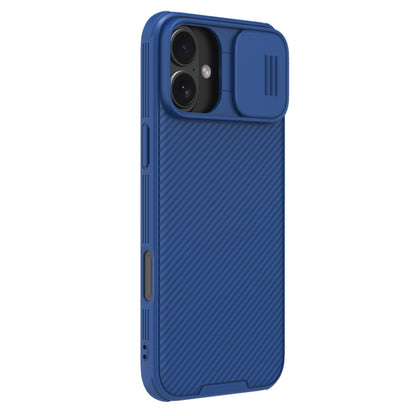 For iPhone 16 NILLKIN CamShield Pro Magnetic PC Phone Case(Blue) - iPhone 16 Cases by NILLKIN | Online Shopping UK | buy2fix