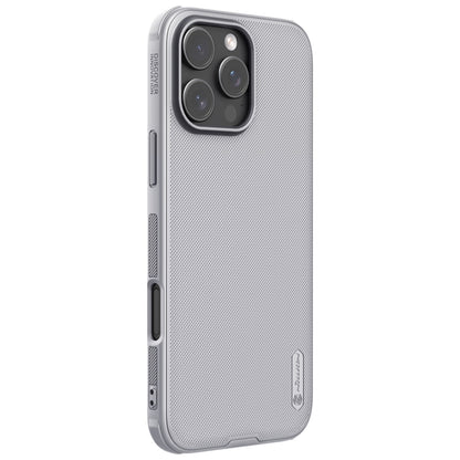 For iPhone 16 Pro NILLKIN Frosted Shield Pro PC + TPU Phone Case(Silver) - iPhone 16 Pro Cases by NILLKIN | Online Shopping UK | buy2fix