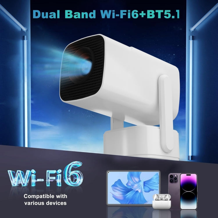 Y7S 720P Android 11 OS Portable Home WiFi Projector with Speaker, CPU:Allwinner H713(EU Plug) - Mini Projector by buy2fix | Online Shopping UK | buy2fix