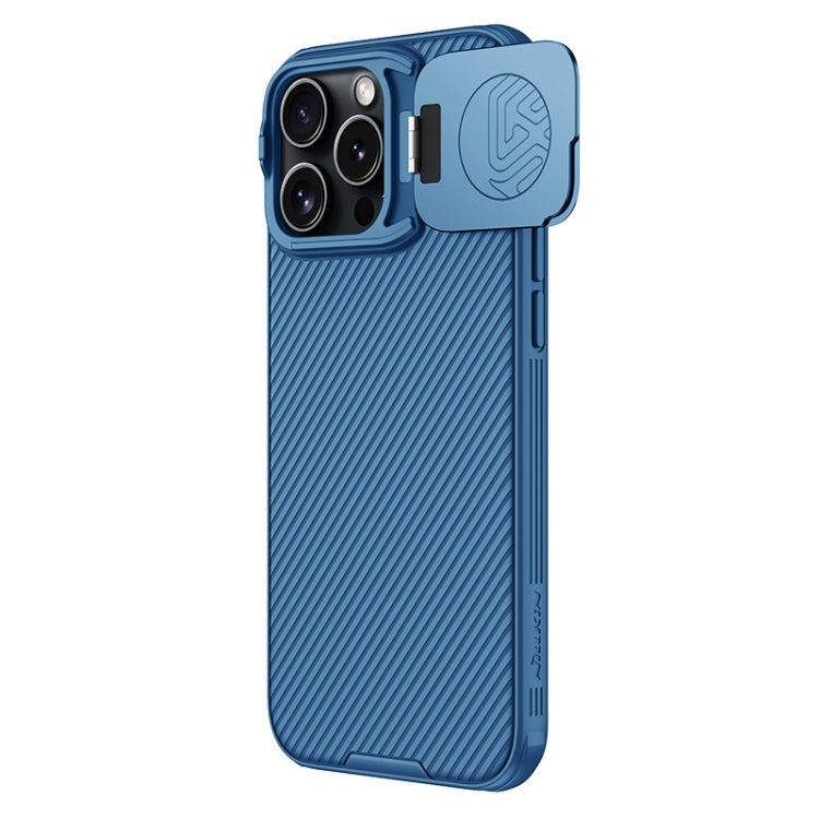 For iPhone 16 Pro Max NILLKIN CamShield Prop MagSafe Magnetic PC Phone Case(Blue) - iPhone 16 Pro Max Cases by NILLKIN | Online Shopping UK | buy2fix