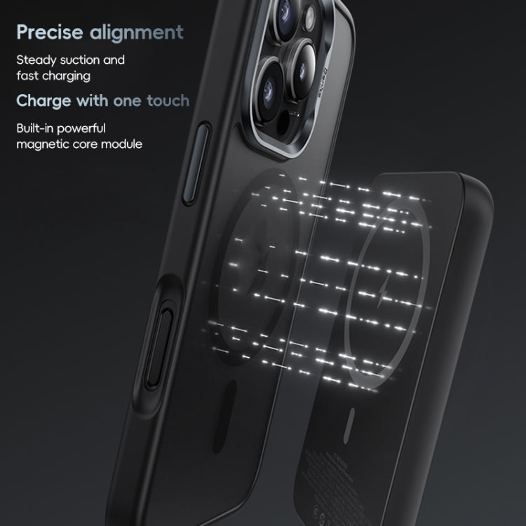 For iPhone 16 Pro Max Benks Skin Feel MagSafe Magnetic Shockproof Phone Case(Black) - iPhone 16 Pro Max Cases by Benks | Online Shopping UK | buy2fix