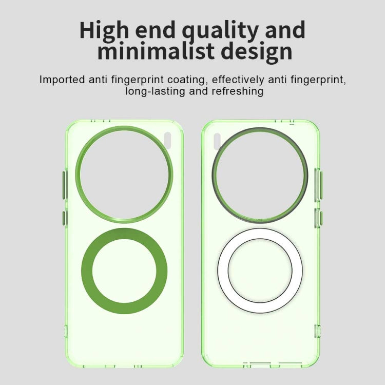 For vivo X200 Pro Candy Magsafe PC Hybrid TPU Phone Case(Green) - X200 Pro Cases by buy2fix | Online Shopping UK | buy2fix