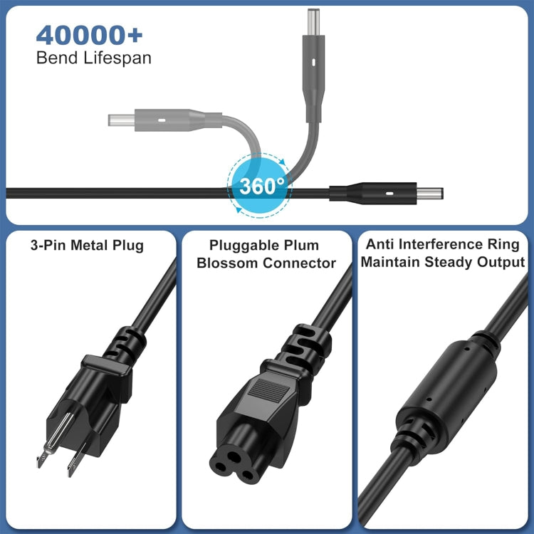 130W 19.5V 6.67A  Laptop Notebook Power Adapter For Dell 4.5 x 3.0, Plug:AU Plug - For Dell by buy2fix | Online Shopping UK | buy2fix