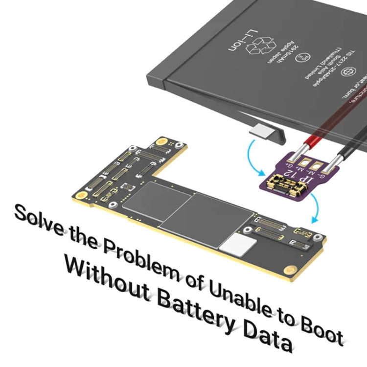 2UUL BT02 Detachable Double Sided Power Boot Battery Connector for iPhone 8 to 15 Pro Max / Android - Test Tools by 2UUL | Online Shopping UK | buy2fix