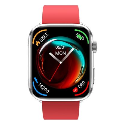 T92 1.81 inch IPS Square Screen Smart Watch, Heart Rate / Blood Oxygen / Blood Pressure(Red) - Smart Watches by buy2fix | Online Shopping UK | buy2fix