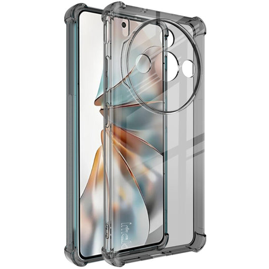 For ZTE Nubia Z60S Pro 5G imak Shockproof Airbag TPU Phone Case(Transparent Black) - ZTE Cases by imak | Online Shopping UK | buy2fix