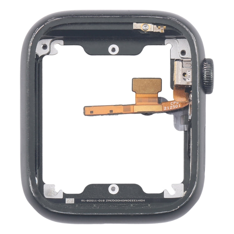 For Apple Watch Series 7 45MM GPS Aluminium Alloy Middle Frame Bezel Plate with Crown Spin Axis Flex Cable(Green) - Middle Frame by buy2fix | Online Shopping UK | buy2fix