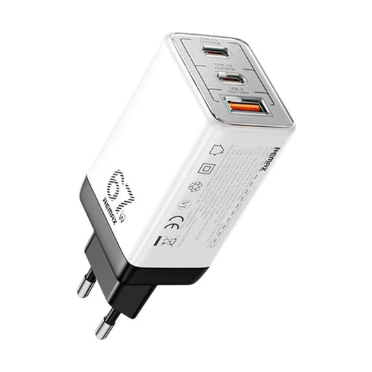 REMAX  RP-U159PRO Figen Series 67W Dual Type-C USB GaN Laptop Charger, Plug:EU Plug(White) - USB Charger by REMAX | Online Shopping UK | buy2fix