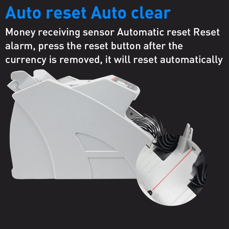 2108UV/IR 220V Multi-Currency Currency Counter, Specification: UK Plug - Currency Counter by buy2fix | Online Shopping UK | buy2fix