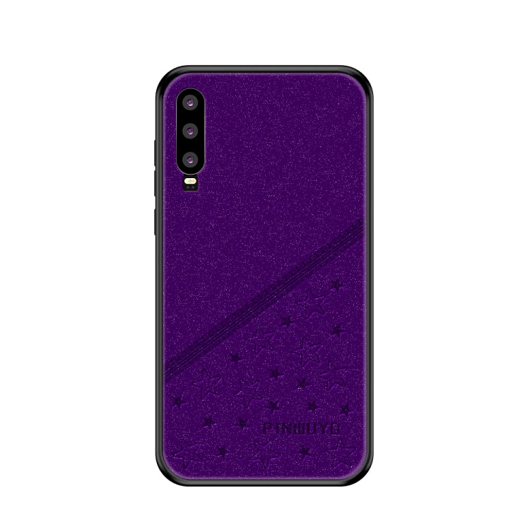 PINWUYO Full Coverage Waterproof Shockproof PC+TPU+PU Case for Huawei P30 (Purple) - Huawei Cases by PINWUYO | Online Shopping UK | buy2fix
