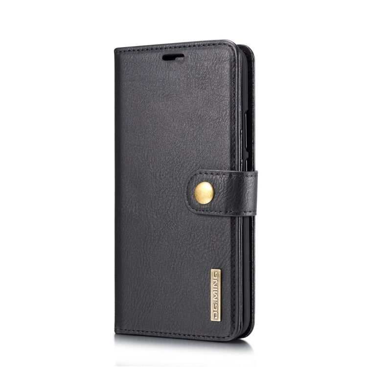 DG.MING Crazy Horse Texture Flip Detachable Magnetic Leather Case for Huawei Mate 20 Lite / Maimang 7, with Holder & Card Slots & Wallet (Black) - Huawei Cases by DG.MING | Online Shopping UK | buy2fix