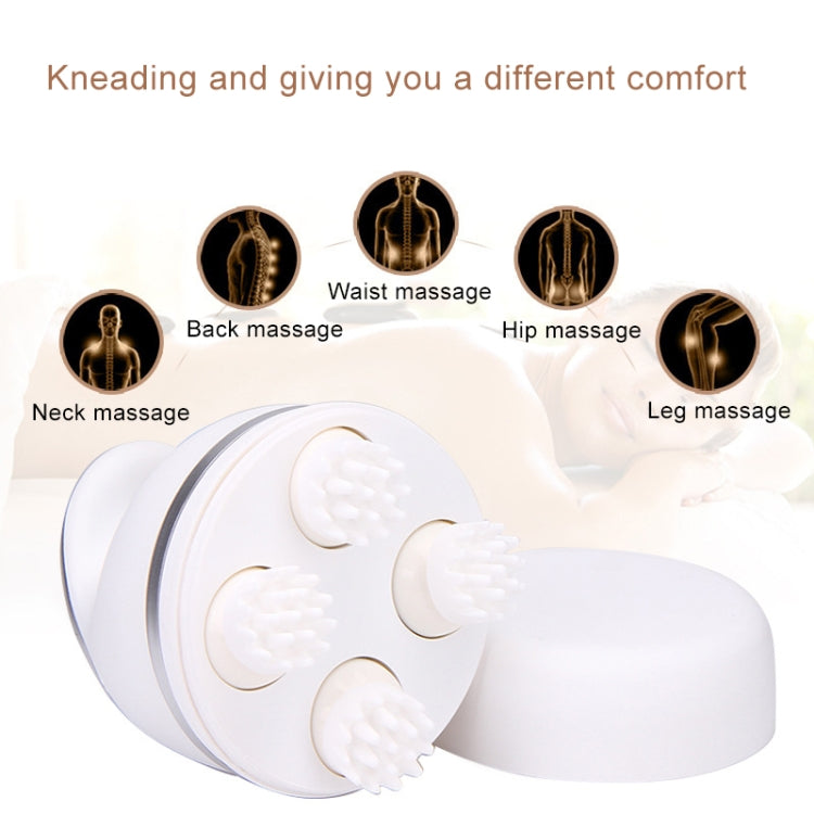 SUPER LIFE 3D Kneading Tool Electric Head and Body Massager, Pure White - Massage & Relaxation by buy2fix | Online Shopping UK | buy2fix