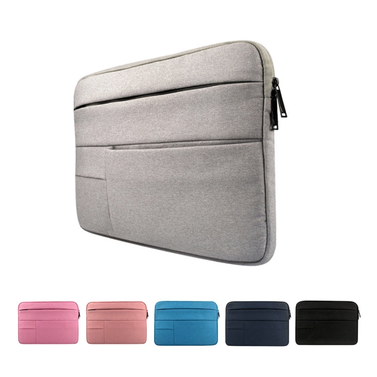 Universal Multiple Pockets Wearable Oxford Cloth Soft Portable Leisurely Laptop Tablet Bag, For 15.6 inch and Below Macbook, Samsung, Lenovo, Sony, DELL Alienware, CHUWI, ASUS, HP (Pink) - 15.6 - 17 inch by buy2fix | Online Shopping UK | buy2fix