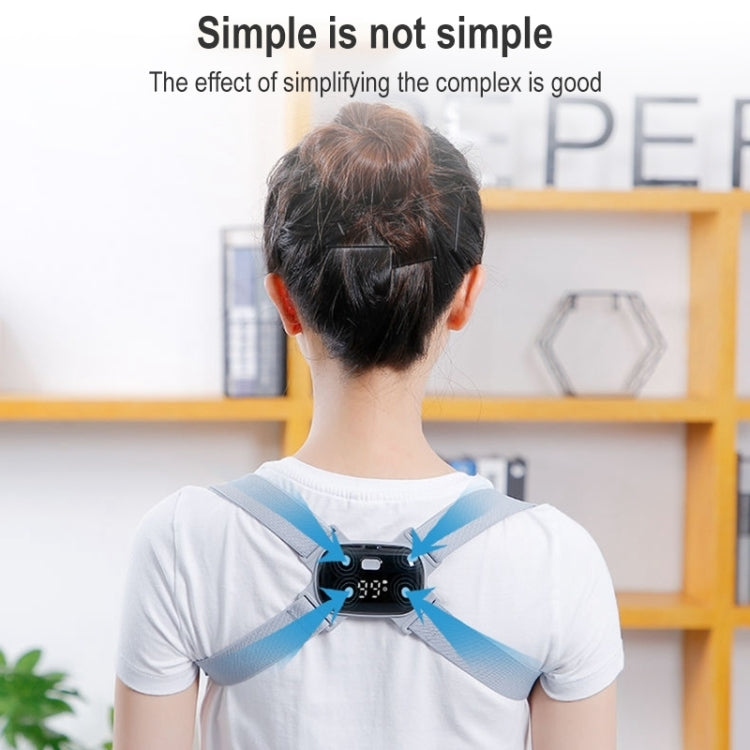 Smart Posture Corrector Adult Child Intelligent Posture Reminder Posture Trainer(Grey) - Corrector by buy2fix | Online Shopping UK | buy2fix