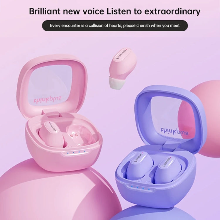 Lenovo XT62 Bluetooth 5.3 In-Ear Noise Reduction Wireless Bluetooth Earphone (Black) - Bluetooth Earphone by Lenovo | Online Shopping UK | buy2fix