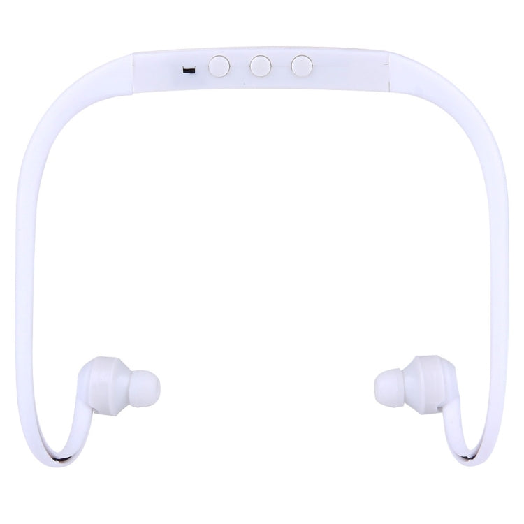 506 Life Waterproof Sweatproof Stereo Wireless Sports Earbud Earphone In-ear Headphone Headset with Micro SD Card Slot, For Smart Phones & iPad & Laptop & Notebook & MP3 or Other Audio Devices, Maximum SD Card Storage: 8GB(White) - Sport Earphone by buy2fix | Online Shopping UK | buy2fix