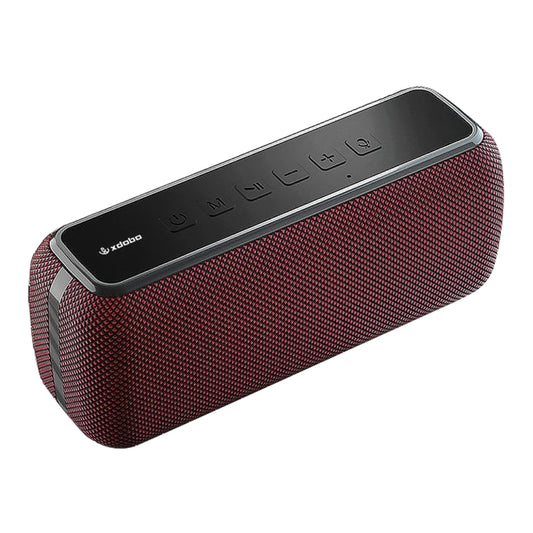 XDOBO X8 60W Wireless Bluetooth Speaker Outdoor Subwoofer Support TWS & TF Card (Red) - Desktop Speaker by XDOBO | Online Shopping UK | buy2fix