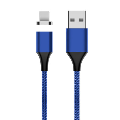 M11 5A USB to 8 Pin Nylon Braided Magnetic Data Cable, Cable Length: 1m (Blue) - Charging Cable & Head by buy2fix | Online Shopping UK | buy2fix