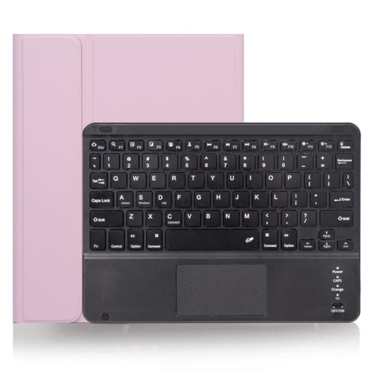 X-11BC Skin Plain Texture Detachable Bluetooth Keyboard Tablet Case for iPad Pro 11 inch 2020 / 2018, with Touchpad & Pen Slot(Pink) - For iPad Pro by buy2fix | Online Shopping UK | buy2fix